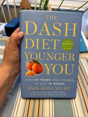 The DASH Diet Younger You by Marla Heller - Blue Cover